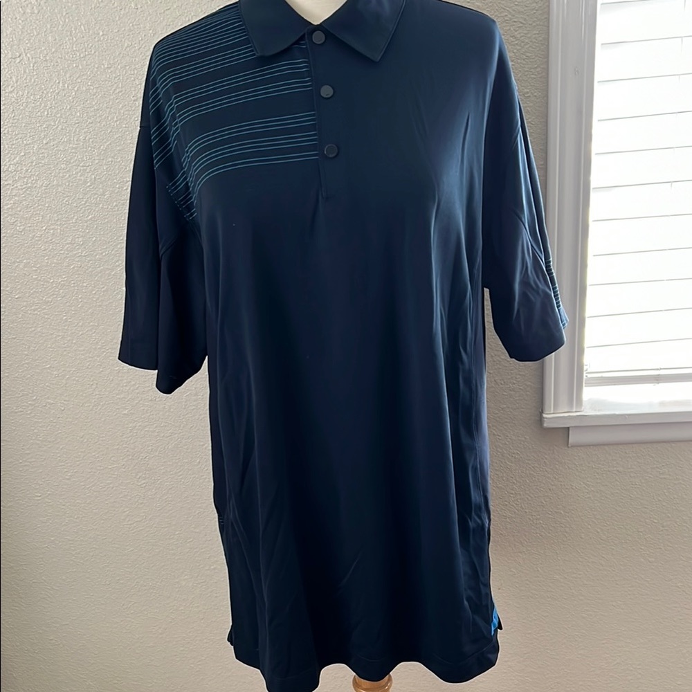 Navy Blue Men's Polo Fit Dri Polo by Nike XL